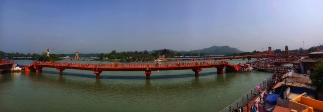 BrijLodge View of Ganges from Balcony