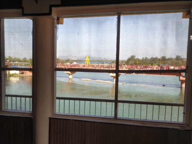 Family Room AC Four Bedded Ganga View from private balcony